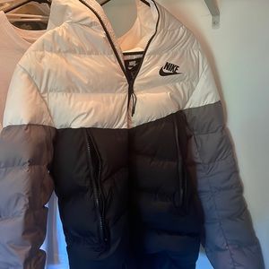 COPY - Nike Black and White puffer.